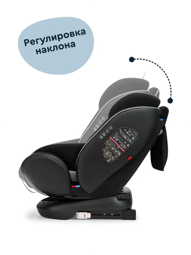 Автокресло JUNION Odri группа 0+/1/2/3 (0-36 кг), 360 , Isofix, чёрный